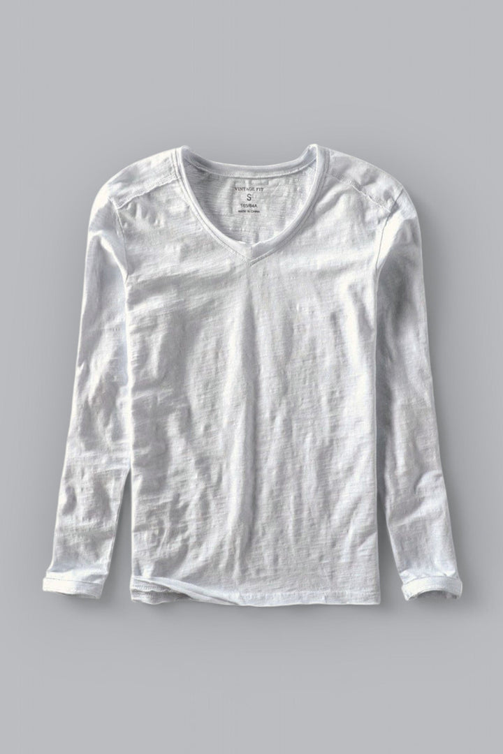 Tom Harding Riku V-Ausschnitt Langarm-Shirt