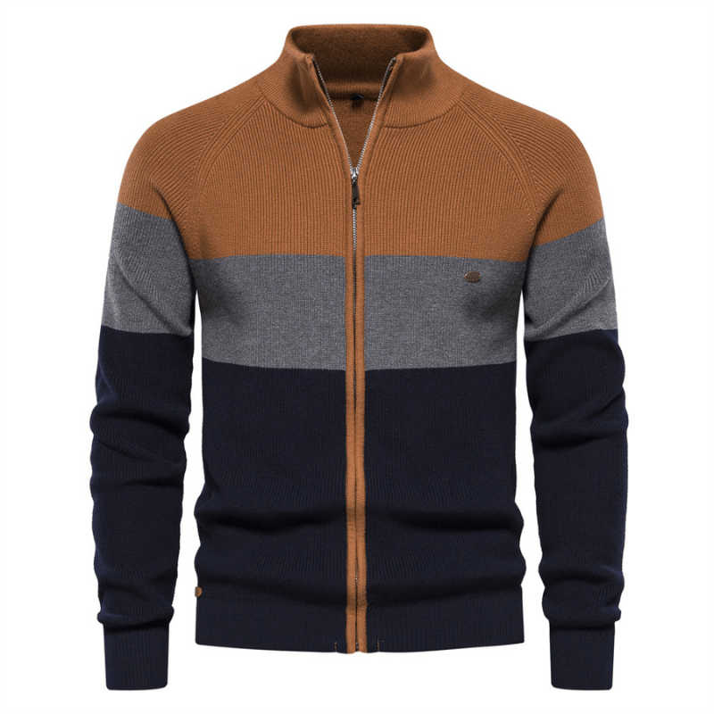 Jack Washington Cotton Zipper Cardigan