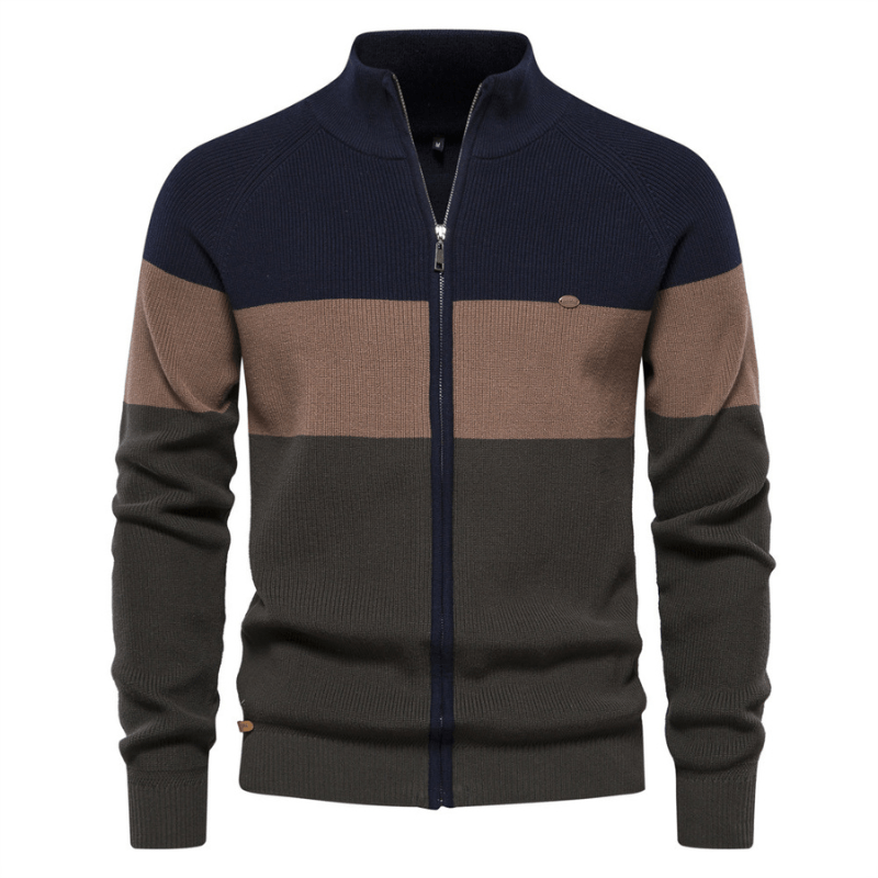 Jack Washington Cotton Zipper Cardigan