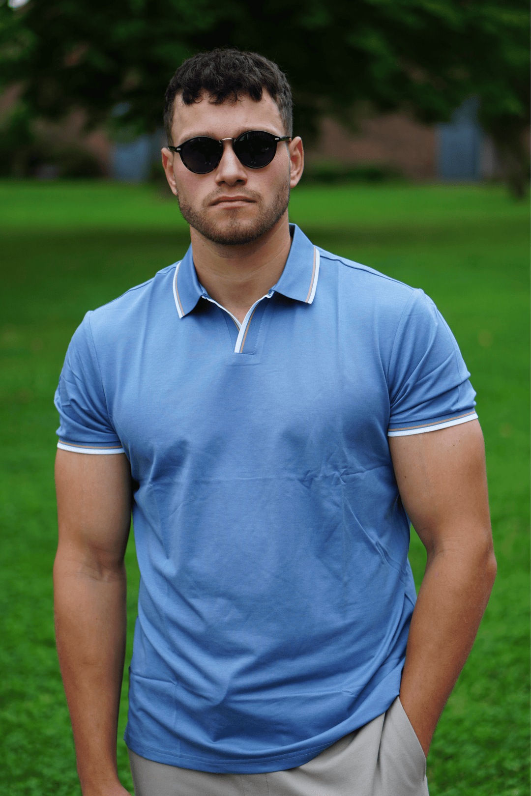 Tom Harding Prestige Seidenpoloshirt