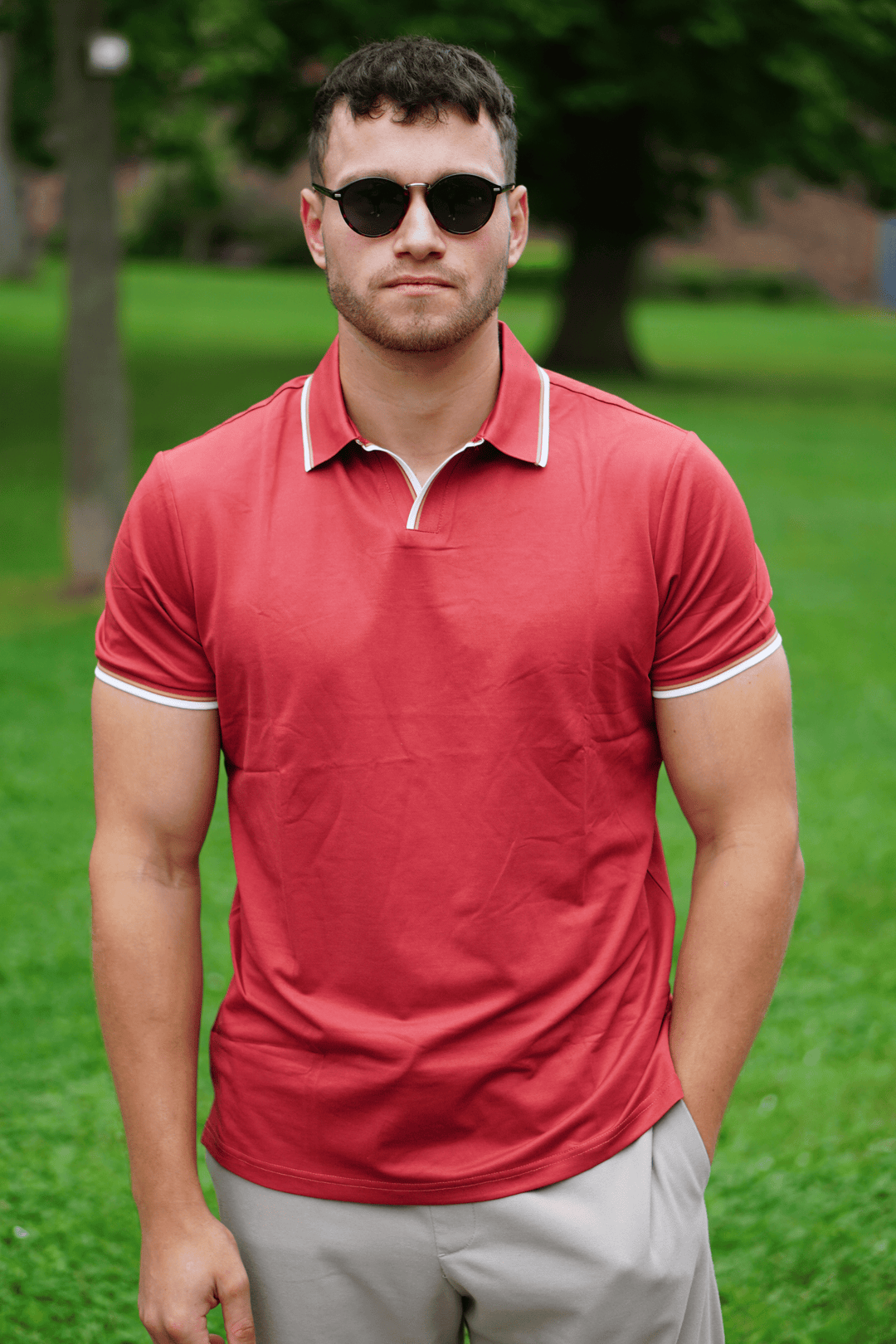 Tom Harding Prestige Seidenpoloshirt