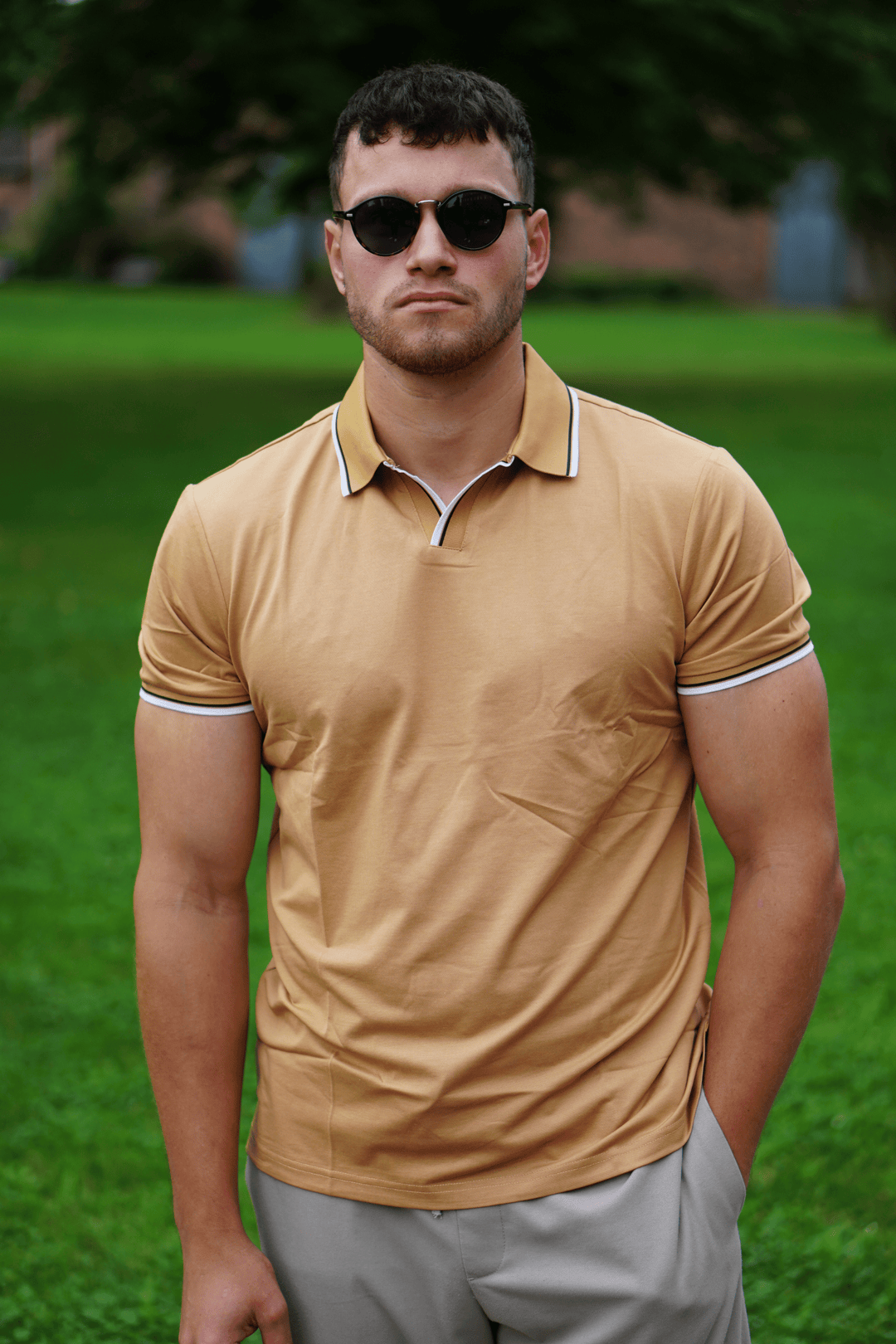 Tom Harding Prestige Seidenpoloshirt